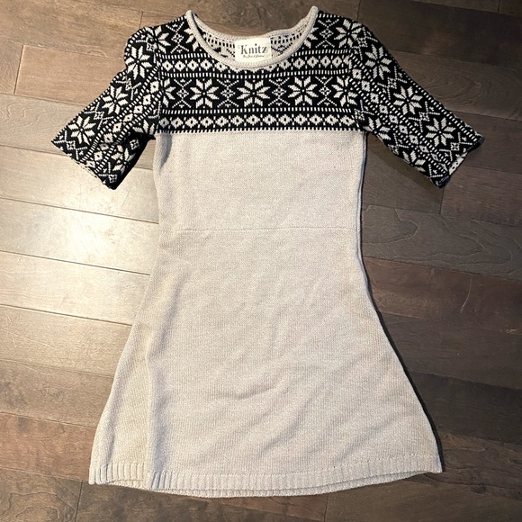 SOLD - Knit Sweater Dress - Picture 1 of 4